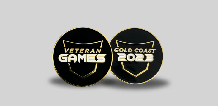 2023 Veteran Games Coin
