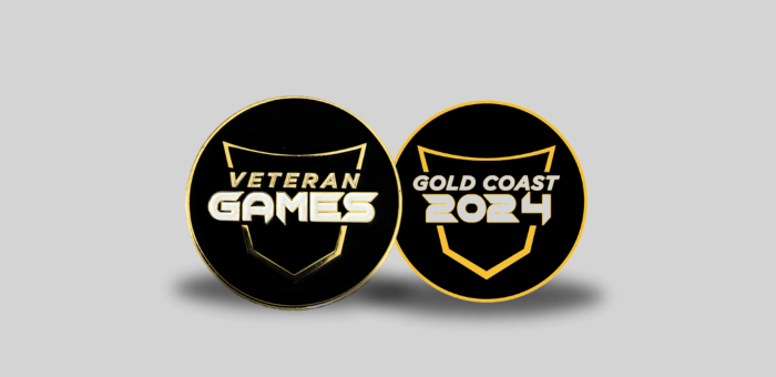 2024 Veteran Games Coin